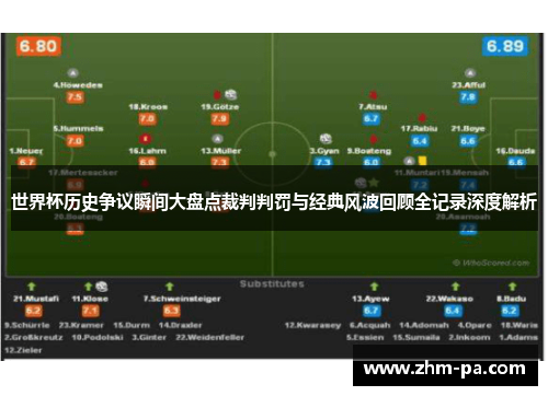 世界杯历史争议瞬间大盘点裁判判罚与经典风波回顾全记录深度解析