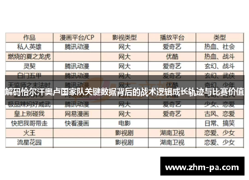 解码恰尔汗奥卢国家队关键数据背后的战术逻辑成长轨迹与比赛价值